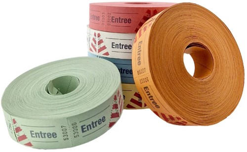 Entreebewijs Combicraft nummering 1-1000 blauw 1000 stuks-3
