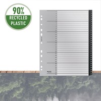 Tabblad Leitz Recycle A4 11-gaats  1-31 extra breed PP-3