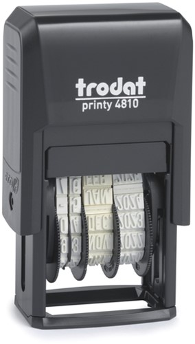 Datumstempel Trodat Printy 4810 Nederlands zwart