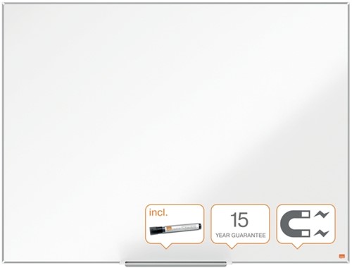 Whiteboard Nobo Impression Pro 90x120cm staal-2
