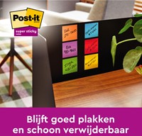 Memoblok Post-it 654 Super Sticky 76x76mm Oasis 5 stuks-1