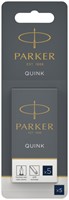 Inktpatroon Parker Quink blauwzwart blister à 5 stuks