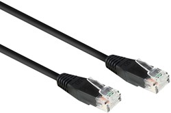 Kabel ACT CAT6 Network koper 2 meter zwart
