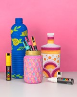 Paintmarker Uni POSCA PC17K extra breed rechthoek lichtblauw-1