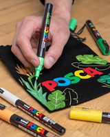 Paintmarker Uni POSCA PC17K extra breed rechthoek lichtblauw-5