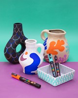 Paintmarker Uni POSCA PC17K extra breed rechthoek lichtblauw-8