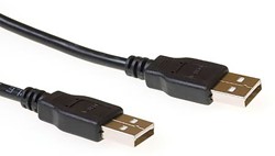 Kabel ACT USB 2.0 A male - USB A male 3 meter
