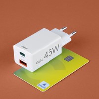 Oplader Hama USB-C/USB-A Mini PD 45W wit-3