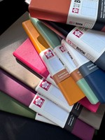Notitieboek Sakura pocket 90x140mm lijn hard cover zwart-1