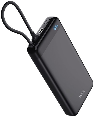 Powerbank Trust Fiera 20.000 met kabel