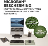 Muismat met polssteun Fellowes Breyta saliegroen-3