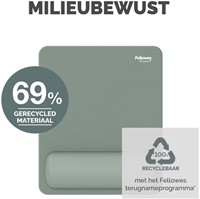Muismat met polssteun Fellowes Breyta saliegroen-6