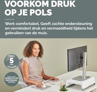 Muismat met polssteun Fellowes Breyta zand-2