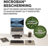 Muismat met polssteun Fellowes Breyta zand-3