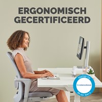 Muismat met polssteun Fellowes Breyta zand-5