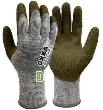 OXXA E-Nature-Thermo Cut D 52-850 Handschoen Olijfgroen/peper & Zout 8/M