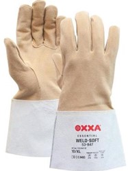 OXXA Weld-Soft 53-847 Lashandschoen Geel/wit 10/XL