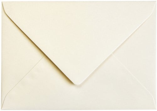 Envelop Papicolor C6 114x162mm metallic ivoor pak à 6 stuks-2