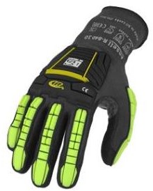 Ansell Ringers R840 Handschoen Zwart/geel 10