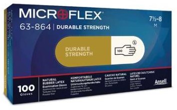 Ansell Microflex 63-864 Handschoen Naturel 9½-10 - 245 mm