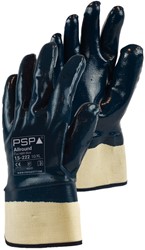 PSP 15-222 Cut D NBR blauw kap gesl., 8 15-222 Cut D NBR Werkhandschoen