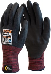 PSP 15-500 Cut F PRO NF Black 18GG, 08 15-500 Cut Protect F Cut Nitrile Foam Pro TS Werkhandschoen