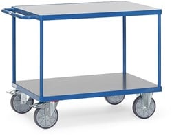 Duwbeugelwagen 2401 met harde PVC platformen