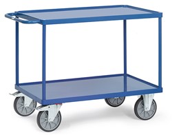 Tafelwagen 2403B met laadvlak van staalplaat en rand Laadvlak 1.200 x 800 mm