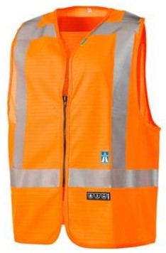 Sioen 620A Sarvan Verkeersvest RWS Fluo Oranje XXL