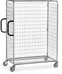 Achterwand voor orderverzamelwagen