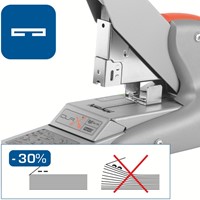 Nietmachine Rapid Supreme duax heavy duty 170 vel zilver/oranje-4