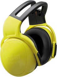 MSA Left/RIGHT HIGH Gehoorkap Met Hoofdband Geel