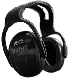 MSA Sordin Left/RIGHT LOW Gehoorkap Met Hoofdband Zwart