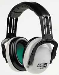 MSA EXC Gehoorkap Met Hoofdband Groen