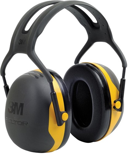 3M Peltor X2A Gehoorkap Met Hoofdband Zwart/geel