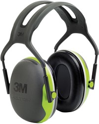 3M Peltor X4A Gehoorkap Met Hoofdband Zwart/lime