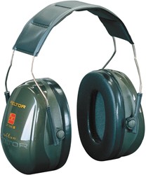 3M Peltor Optime II H520A Gehoorkap Met Hoofdband Groen