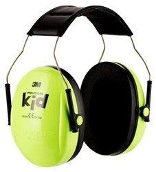 3M Peltor Kid Gehoorkap Met Hoofdband Fluo Groen