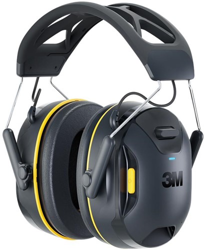 3M WorkTunes Connect Bluetooth 90570E-1 Gehoorkap Met Hoofdband Zwart
