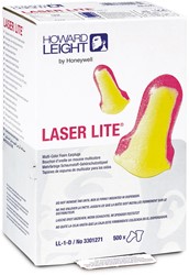 Howard Leight Laser Lite Oordoppen Navulling À 500 Paar Paars/geel