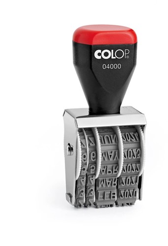 Datumstempel Colop 04000 band Nederlands rood