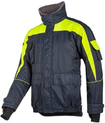 3338 Blouson Nibas fluo geel/marine 2XL 3338 Blouson Nibas