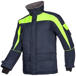 3438 Jas Talau fluo geel/marine L 3438 Jas Talau