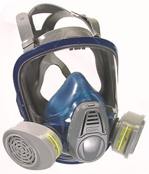 MSA Advantage 3211 Twin Volgelaatsmasker Blauw/grijs S