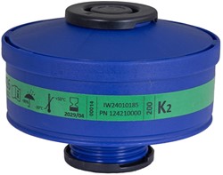Spasciani 100 Gas- En Dampfilter K2 Blauw