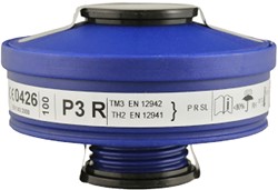Spasciani 100 Stoffilter P3 R Blauw