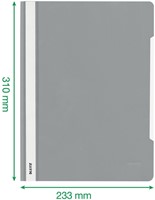 Snelhechter Leitz Standaard A4 gerecycled PP wit-1