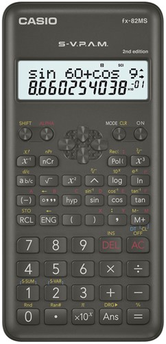 Rekenmachine Casio FX-82MS 2nd edition Muldi BE