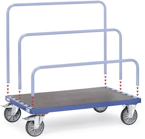 Platenwagen 4465 - zonder insteekbeugels Laadvlak 1.600 x 800 mm - 500 kg