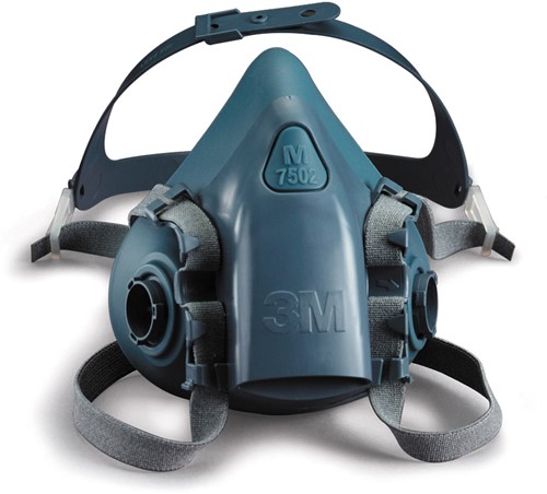 3M 7502 Halfgelaatsmasker Blauw M